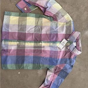 GAP Kids Multicolor Plaid Shirt